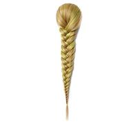 Extension de Coleta 15 pulgadas pelo sintético cordón cuerda trenzas cola de caballo Chignon cola de pez extensión de cola de caballo Extensión de Cola de Caballo(Color:16)
