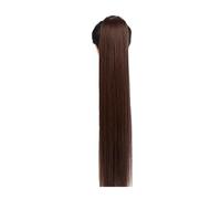 Extension de Coleta 22/32 pulgadas envolver alrededor de cola de caballo pelo sintético largo recto extensiones de cola de caballo Clip en cola de caballo postizo for mujeres Extensión de Cola de Caba
