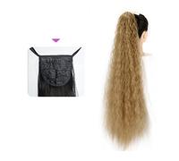 Extension de Coleta 35/55/80 cm Sintético Largo Onda de maíz Extensión de cola de caballo Cordón Rizado Ondulado Cola de caballo Postizos for mujeres Cordón rizado Cola de caballo Resistente al calor