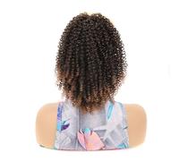 Extension de Coleta Extensiones de cabello de cola de caballo afro rizado rizado Poofy Extensiones de cola de caballo con cordón sintético Clip en cola de caballo rizada gruesa postizo falso for mujer