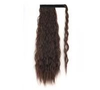Extension de Coleta Extensiones de cola de caballo, 22/34 pulgadas de largo afro rizado envolvente alrededor de cola de caballo rizado ondulado sintético postizo for mujeres colas de caballo falsas cl
