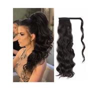 Extension de Coleta Extensiones de cola de caballo de cabello humano de 8-24 "envueltas alrededor del postizo largo de cola de caballo Clip de cabello humano Remy en extensiones de cabello de cola de