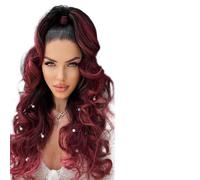 Extension de Coleta Extensiones de cola de caballo sintéticas de 22 pulgadas Extensiones de cabello de cola de caballo con cordón ondulado largo for uso diario en fiestas Extensión de Cola de Caballo(