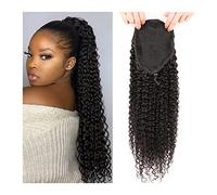 Extension de Coleta Kinky Curly Cordón Cola de caballo Cabello humano Remy 12-26 pulgadas de largo Brasileño Cury Cola de caballo Clip en extensiones 100g / 150g for mujeres Extensión de Cola de Cabal