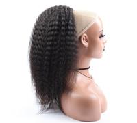 Extension de Coleta Peluca Afro de pelo alto Puff sintético falso cordón cola de caballo extensión de cabello elástico for mujeres rizado cola de caballo sintético Extensión de Cola de Caballo(Bruin,1