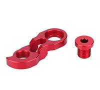 Extensión de colgadora Trasera de aleación de aleación de Aluminio para Bicicletas de montaña de Carretera reduciendo el Punto de límite Mejorar la Velocidad del Cambio de ((Rojo))