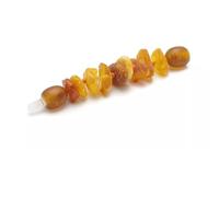 Extensión de collar de ámbar para perro y gato, collar y cadena de ámbar (6 cm)
