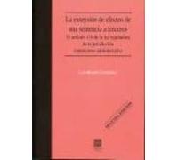 Extension De Efectos De Una Sentencia A Terceros: El At. 110 De L A Le