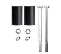 Extensión de elevadores de manillar de 2 pulgadas compatible con manubrio Harley Davidson de 1-1/4 pulgadas, espaciadores de motocicleta negros, accesorios universales para motocicleta