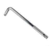 Extensión de enchufe en forma de L, adaptador de varilla doblada para llave de trinquete en ángulo para fijación de acceso, herramienta manual de montaje de espacio estrecho para taller automotriz (1
