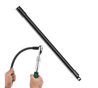 Extensión de enchufe flexible - Acero para herramientas S2 | Barra de extensión flexible para adaptadores de llave de trinquete | Conector de enchufe para espacios reducidos y sujetadores de difícil