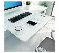 Extensión de escritorio ajustable para mouse y teclado, estante plegable alargado de 90°, aumenta el ancho y la longitud del espacio de trabajo, no requiere taladrar, disponible en negro, blanco y