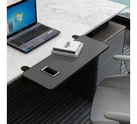 Extensión de Escritorio, Bandeja for Teclado Plegable, diseño ergonómico, sin Perforaciones, fácil de Montar, Abrazadera for reposabrazos de computadora, Adecuado para(Black,52 * 25cm (20.4 * 9.8in))