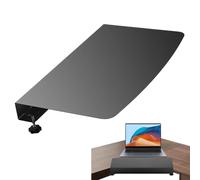 Extensión de escritorio para mesa - Extensión de teclado de fijación por sujeción para mesa - Adaptador para monitor ordenador, ángulo de en L