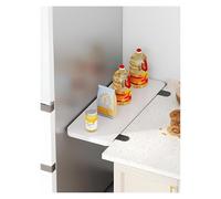 Extensión de escritorio plegable montada en la pared de 50 x 20 cm, color blanco, ahorro de espacio, mesa de cocina, versátil, soporte de codo y brazo, solución compacta para oficina en casa