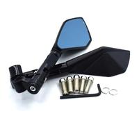 Extensión de Espejos Espejo Retrovisor De Motocicleta Aleación Aluminio 8mm Y 10mm para Suzuki GW250F GSR750 SFV650 GSX-S750 GSX-S750Z GSX-S1000F(Negro)