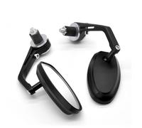 Extensión de Espejos Espejos Retrovisores Laterales De Aluminio para Motocicleta, Manillar Retrovisor para HP2 Enduro K1200S K1300S/R/GT K1600GT/GTL(Plata)