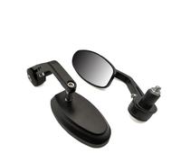 Extensión de Espejos Espejos Retrovisores Laterales para Motocicleta, Manija De Visión Trasera 7/8 "y 22mm para F800 R S ST HP2 Enduro K1200 K1300 GT(Negro)