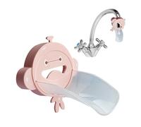 Extensión de fregadero para niños pequeños, diseño animal de dibujos animados resistente al desgaste, extensión de grifo divertida, fácil instalación | Ayuda de lavado de manos en la sa