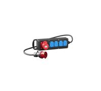Extensión de fuerza engomada 4x2P+Z 3P+N+Z 32A, con RS-P 7002-10