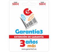 Extensión De Garantía De 3 Años - Hasta 500€