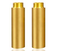 Extensión de grifo de latón de 3/4 pulgadas x 100 mm, extensión de rosca DN20, 3/4" IG x 3/4" AG, 100 mm de latón, extensión de conexión para agua potable y calefacción