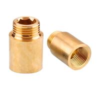 Extensión de grifo G1/2 pulg. x 25 mm, 2 unidades de latón DN15 x 25 mm, extensión de grifo, accesorio de rosca