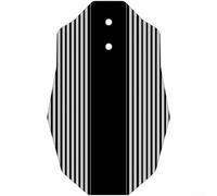 Extensión de guardabarros plegable, liberación rápida para protector de bicicleta, solapa de barro de plástico PP5, extensor de rueda trasera delantera con diseño de seguridad reflectante de