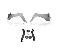 Extensión De Guardamanos para NX400 NX 400 NX500 NX500 2023 2024-Kit De Protector De Mano Accesorios De Cubierta De Viento For Manillar Guardamanos REOKIP(White Grey Set)