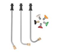 Extensión de Hidrolavadora | Recambio De Lanza Limpiacanaletas,Lanza Sustituta para Hidrolimpiadora con 5 Boquillas Pulverizadoras,Uso En Jardín Exterior, Patio, Porche, Balcón, Y
