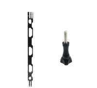 Extensión de la cámara del Brazo de Varilla, la Motocicleta de Montaje Extensión Varilla Fit Selfie Casco Palo Soporte Adaptador de trípode para Insta360 para dji cámara de acción (25cm)