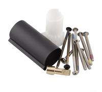 Extensión de mango de grifo de bañera y ducha compatible con cartucho 1222 adecuado para paredes gruesas sin reemplazar todo el accesorio (es negro)