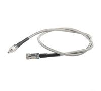 Extensión de manguera de aire de acero inoxidable de 36 pulgadas 4500 PSI nominal manguera de látigo para cilindro HPA buceo tanque estación de llenado con desconexión rápida