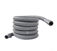 Extensión de manguera de drenaje para lavadora, a prueba de fugas, tubo corrugado de EVA con clip flexible de salida de 30 a 40 mm, múltiples longitudes, gris, para lavavajillas, lavadora y secadora