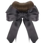 Extensión de Moño Maruko Shaped Wig With Flower Buds And Curly Hair Styling Mujeres(Metallic)
