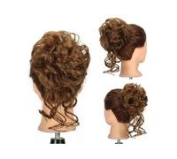 Extensión de Moño Moños de pelo sintético, extensiones cola caballo, moño rizado, esponjoso y desordenado con banda elástica Mujeres(6)
