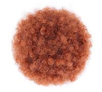 Extensión de Moño Peluca de moño pequeño for mujer, pelo esponjoso con parte superior calavera alta Mujeres(Bruin)