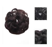 Extensión de Moño Peluca diadema moño cubierta de peluca suelta y gruesa Mujeres(Bruin)