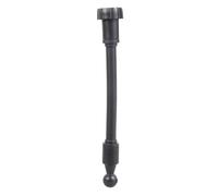 Extensión de montaje de bola de 17 mm, adaptador de bola ABS de 20,5 x 1,7 cm con varilla de extensión, conector eléctrico impermeable para coche, soporte de teléfono de coche, cámara de salpicadero