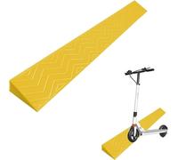 Extensión de Nivelación Rampa de acceso for vehículos, rampa for baño for personas con discapacidad, movilidad for bicicletas y sillas de ruedas. Barra de umbral de caucho(Giallo,13*6.5cm/5.1*2.5in)