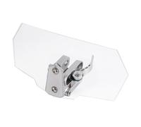 Extensión de Parabrisas de Motocicleta Kuuleyn, Deflector cupula Moto, Parabrisas Universal Ajustable Transparente para Motocicleta Deflector de Viento para la mayoría de Motocicletas