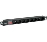 Extensión de PDU óctuple para rack de 19 con interruptor (18 m) - EQUIP