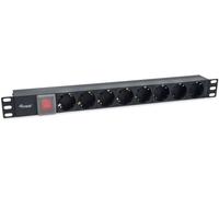 Extensión de PDU óctuple para rack de 19 con interruptor (18 m) - EQUIP