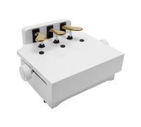 Extensión de pedal de piano, banco extensor de pedal, ayuda para la enseñanza de piano, altura ajustable con 3 pedales para niños, piano, accesorio para niños