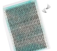 Extensión de pestañas 320Pcs 30D DIY mechón de pestañas C rizado mechón de pestañas personal extensión de pestañas volumen mascara de pestañas (30D,16MM)