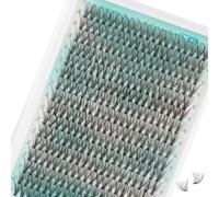 Extensión de pestañas 320Pcs 30D DIY mechón de pestañas D rizado mechón de pestañas personal extensión de pestañas volumen mascara de pestañas (30D,10MM)