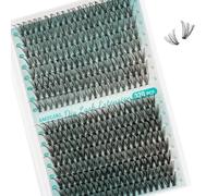 Extensión de pestañas 320Pcs 30D40D DIY mechón de pestañas C rizado mechón de pestañas personal extensión de pestañas volumen mascara de pestañas (30D40D,14MM)