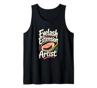 Extensión de pestañas Artista Lash Artist Esteticista Salón Camiseta sin Mangas