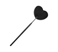 Extensión de pestañas de acero inoxidable desmontable en forma de corazón, suministros de extensión de maquillaje portátil