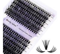 Extensión de Pestañas Individuales Pestañas en Racimo 30D/40D 0.07mm D Curl Naturales Cluster Lashes Mix 12-16mm 3D Effect Professional Injerto Extension de Pestañas(30D+40D-0.07-D-MIX)